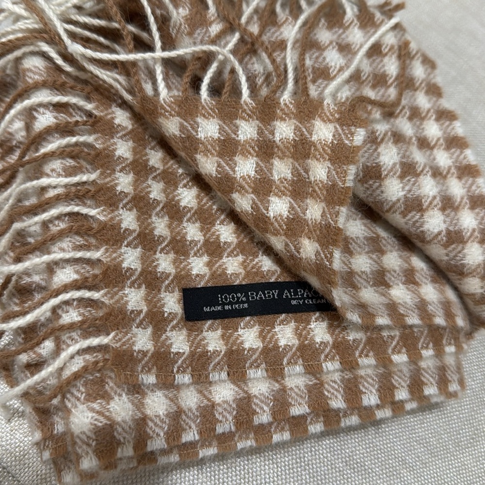 BABY Alpaca soft scarf 🧣 men women unisex made in Peru New